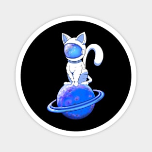 chat astronaute Magnet